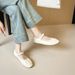 With Skirt Flat-soled Single Shoes, Women Are Not Tired Of Feet, French Soft Sole With Mary Jane Shoes_vogvips.com
