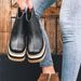 Plus Size Wedge Short Women 2021 New Side Zipper Thick Sole Leather Boots 43_vogvips.com