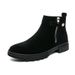 European Warm Series 2025 Youth Short High Top Shoes Martin Suede Leather Men Boots Inner Height Increase Trendy_vogvips.com