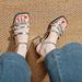 Rhinestone Women, Summer Square Toe High Heels For Outer Wear, Fashionable And Elegant, Chunky Heel, Fairy Style_vogvips.com