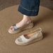 Fashionable Retro Round-toe Straw Open-toe For Women, 2026 Summer New Style, Wedge Heel, Single Strap Roman Fish Mouth_vogvips.com