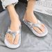 Women's Classy Printed Men's And Women's Couple Large Size Eva High Elastic Thick-Soled Lightweight Flip-Flops Outdoor Beach Slippers_vogvips.com