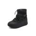 8cm Height Increasing Snow For Women 2024 Winter New Thick Sole Versatile Short Boots Casual Warm Fleece Cotton Shoes_vogvips.com