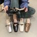 French-style Mary Jane Closed-toe Mules Women, Suitable For Outdoor Wear, Chunky Heels, Elegant 2026 Spring-summer New_vogvips.com