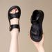 Bag Heel Sandals Women's Casual Versatile Outer Wear Small Fragrant Style With Skirt Two Wear Student Beach Shoes_vogvips.com