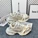 European Lace-Up Color-Block Runway Dad Shoes For Women 2025 Autumn Retro Distressed Thick-Soled Height-Increasing_vogvips.com