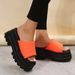 Summer Style Women's Platform Sandals Fashion Open Toe Wedge Lightweight High Heeled Shoes_vogvips.com