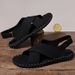 Leisure Walk Men's Sandals Summer Outdoor Beach Shoes Vacation Pool Sandalias Slides Quick Dry Male Hollow Out Flats Man_vogvips.com