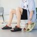 Men's Summer Wear, Anti Slip Wear-resistant Driving, Cool Slippers For Sports, Outdoor Leisure, And A Sense Of Poop On_vogvips.com