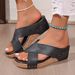 New Vintage Platform Sandals For Women Fish Bill Muffin Slippers_vogvips.com
