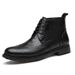 Martin Boots Men's Short Boots High Top Leather Shoes Men's Medium Top Chelsea Boots Men's Boots_vogvips.com