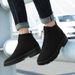 Men's Shoes Board Shoes Men's Casual Plus Cotton Gaobang Canvas Inner High-mouth Heightening Boots_vogvips.com