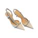 Small Elegant French Style Heel Socialite Pointed Single Shoes Fairy White High Heels Stiletto Rhinestone Closed To_vogvips.com