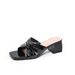 New Fashion Rhinestone Slippers Thick-soled High-heeled Women_vogvips.com