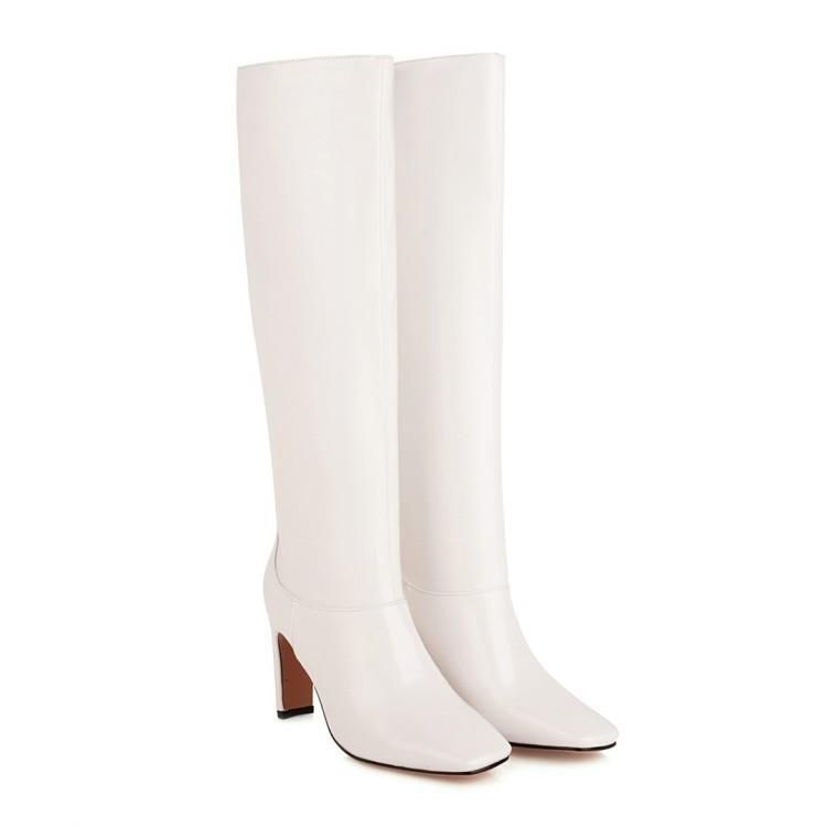 Yingmeier 2022 Winter Large Size Long Thick Over-the-Knee Fleece Lined High Heel Riding Boots T5141_vogvips.com