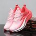 Spring Summer Cushioned Running Shoes | Breathable Knit Mesh Sneakers With Popcorn Sole | Unisex Lightweight Athletic Shoes_vogvips.com