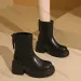 Womens Thick Soled Autumn/winter Korean Trendy Short Height Increasing Comfort Platform Ankle Boots 240929_vogvips.com