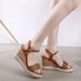 Women’s Shoes Spring New Style Sandals Woven Back Strap Wedge Sandals Large Size Fashion Women's Shoes_vogvips.com