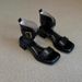 MTX Sheepskin Version~French Style Open-Toe Niche Design One-Strap Chunky Heel Sandals For Women Summer Outdoor Vacation_vogvips.com