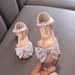 New Lady Baby Girl Girl Princess Diamond Single Shoe Shoes Dance Show Shoes Sandals_vogvips.com