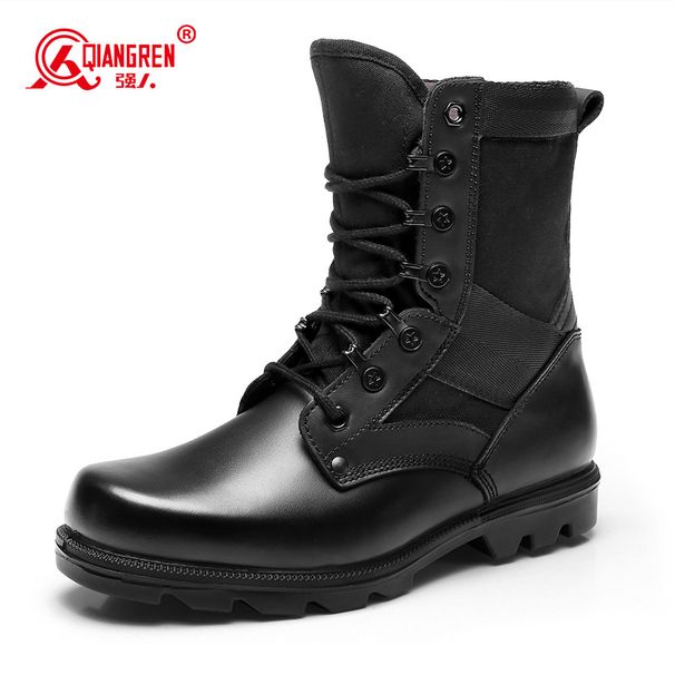 European Warm Series Jihua 3515 Strongman High-Top Spring And Autumn Tactical Couple Style Dual-Density Boots New_vogvips.com