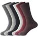Vertical calf socks mid-height socks autumn and winter cotton socks solid color stockings for women_vogvips.com