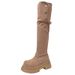 Platform Height-Increasing Over-the-Knee 2025 Spring And Autumn Slimming Long For Petite Women High Tube Riding Boots_vogvips.com