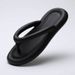 Women Wearing Flip Flops For Spring/summer 2025, Fashionable And Casual Couple, Thick Soles With A Feeling Of Stepping_vogvips.com