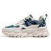 Men's Chunky Dad Shoes Platform Thick Sole Oil Painting Korean Fashion Large Size Running Sneakers Comfort Breathable Retro_vogvips.com