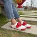 Rhodes New Fashion Sports Shoes Genuine Leather Loafers Diamond Buckle Flat White Shoes Half Slip Fashion Women's Shoes_vogvips.com