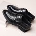 Men's leather shoes Business casual leather hollowed out men's shoes_vogvips.com