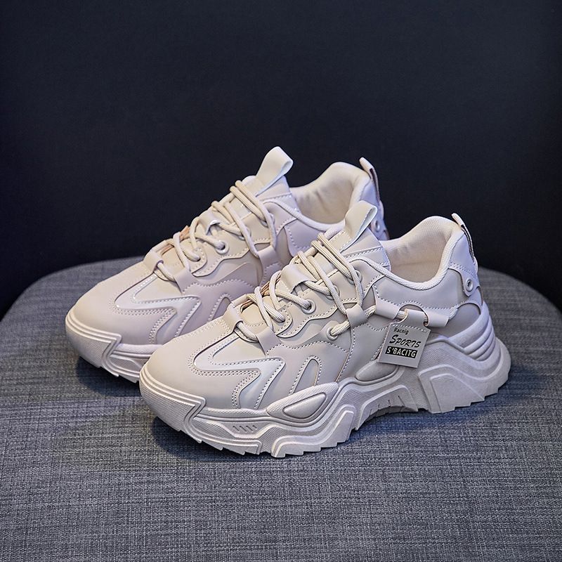 2025 Spring New Ins Korean Edition High Help Dad And Women's Student Height Increasing Sports Shoes, Running Casual_vogvips.com