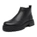 Retro Tooling Boots Side Zipper Thick-soled Heightening Men's Boots Martin Boots_vogvips.com