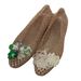 Xiaohongshu's New Summer Mesh Flat Sandals With A High-end Feel, Korean Crystal Jelly Shoes, Pointed Toe Shallow Single_vogvips.com