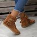 Women's Short Boots 2025 Autumn And Winter New Item Large Rivet Flat Bottom Flow_vogvips.com