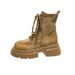 Bumblebee Martin For Women 2024 New Summer Canvas Low Short Super Popular Work Motorcycle Boots_vogvips.com