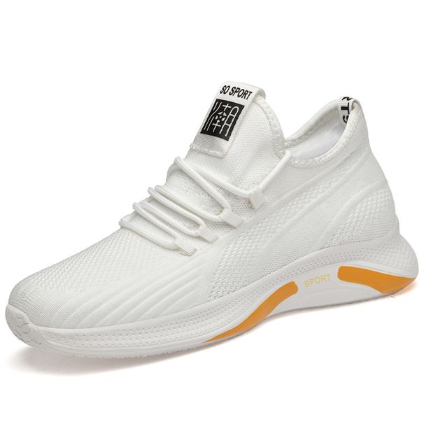 Hollow Invisible Heightening Shoes Men's Inner Heightening Men's Shoes Breathable Mesh Hollowed Board Shoes Sports Shoes Men's Shoes_vogvips.com
