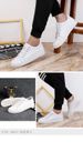Height-increasing Little White Shoes Men's Leather Hollowed-out Cowhide Board Shoes Men's Shoes Sports And Leisure-size_vogvips.com