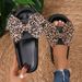 Sexy Leopard Bow Women's Slippers Beach Party Casual Fashion Beach Party Outdoor Summer Daily Walk Comfort Versatile Slippers_vogvips.com