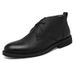 Autumn Martin Men Genuine Cowhide Pointed Toe High Top Slip-On Leather Boots_vogvips.com