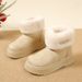 Women's Shoes New Winter Style Thickened Fur Snow Boots ~ Round Toe, Thick Sole, Lightweight Platform, Plus Size Short Boots For Women._vogvips.com