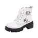 2025 Autumn New Thick-Soled Chunky Heel Knight Women's Black Short Low-Cut British Style Sweet Cool Martin Boots_vogvips.com