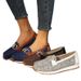 flat Round-toe Shoes, Spring New Model, And , Large Size, Chain Belt_vogvips.com