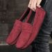 Fashion Lightweight Suede Men Casual Shoes Lazy Shoes Male Breathable Slip-on Mens Driving Shoes Comfortable Loafers Moccasins_vogvips.com