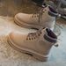 European Warm Series Men's Couple Style Martin 2025 Autumn High-top Work Shoes Outdoor Thick-soled Yellow Boots B801_vogvips.com