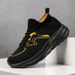Unisex Sports Shoes Summer Mesh Fashion Lace Up Thick Soled Sneakers Lightweight Flat Outdoor Running Shoes For Men Women_vogvips.com