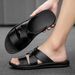 New Men's Fashion Genuine Leather Rubber Soft Sole Summer Non-Slip Wear-Resistant Cross-Border Sandals_vogvips.com