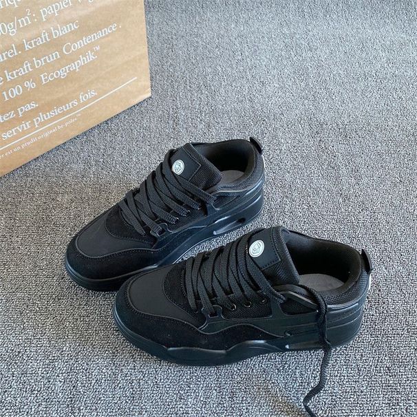 Women's Lightweight Sports Harajuku Sneakers Street Style Trendy Casual Retro Niche Loaf Shoes Versatile Ins_vogvips.com