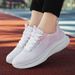 Couple's Casual Sports Shock-Absorbing Fly Woven Running For Men, Lightweight And Breathable Mesh Men's Shoes, Hot_vogvips.com