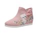 Single Adult Short Single Boot Fabric Shoes, Flat Bottomed Boots, Embroidered Shoes For Girls_vogvips.com